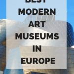 Pinterest showing text "Best Modern Art Museums in Europe"