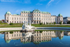 Belvedere Palace in Vienna is also an art gallery