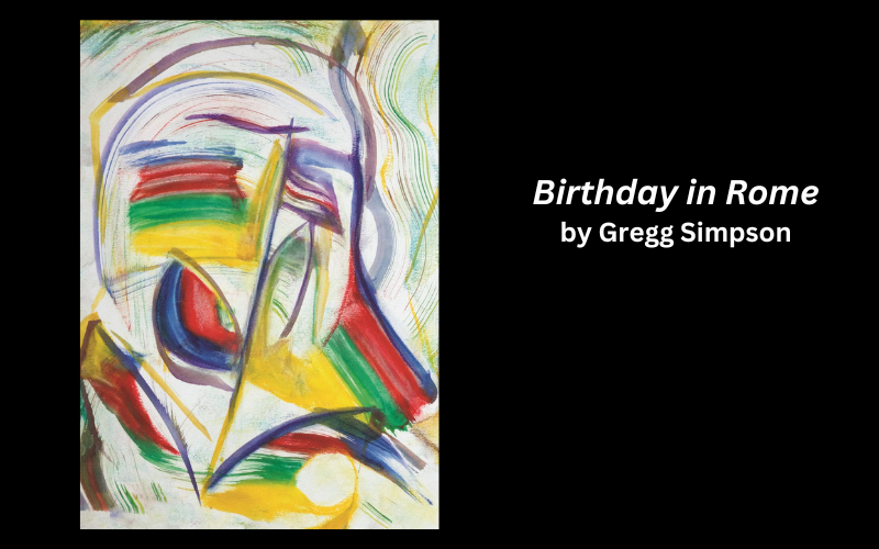 Birthday in Rome by Gregg Simpson - abstract painting