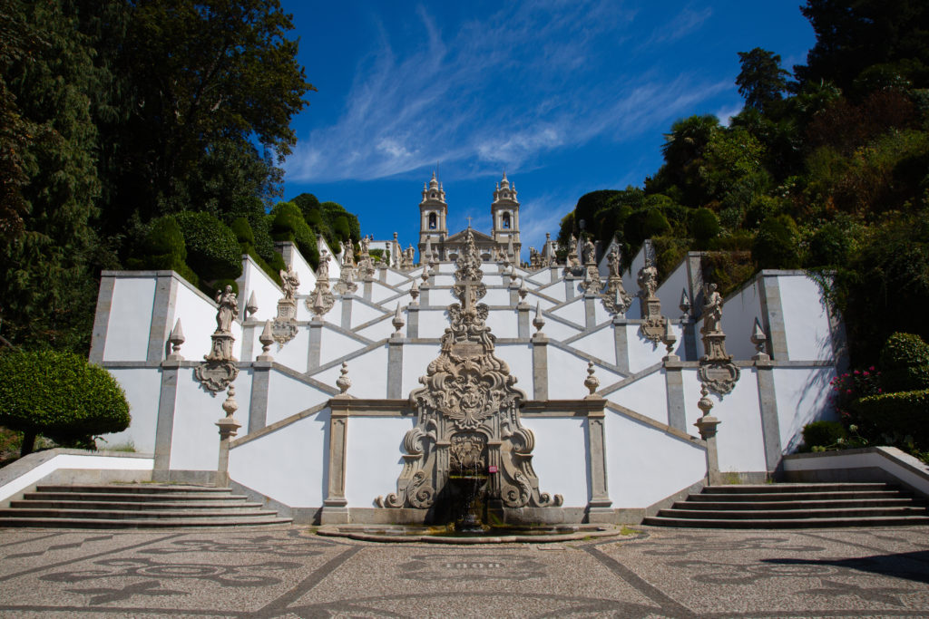 Bom Jesus do Monte staircase in Braga