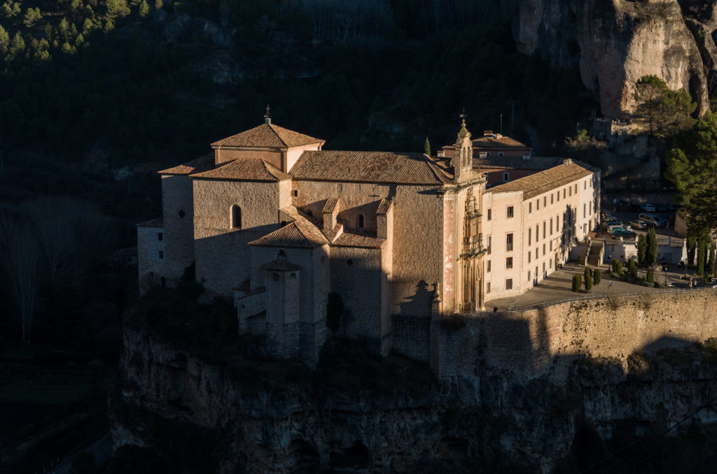 Parador of Cuenca - a converted monastery on a cliff east of Madrid