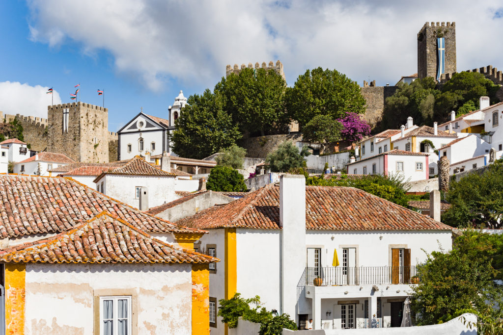 Town of Obidos in Portugal