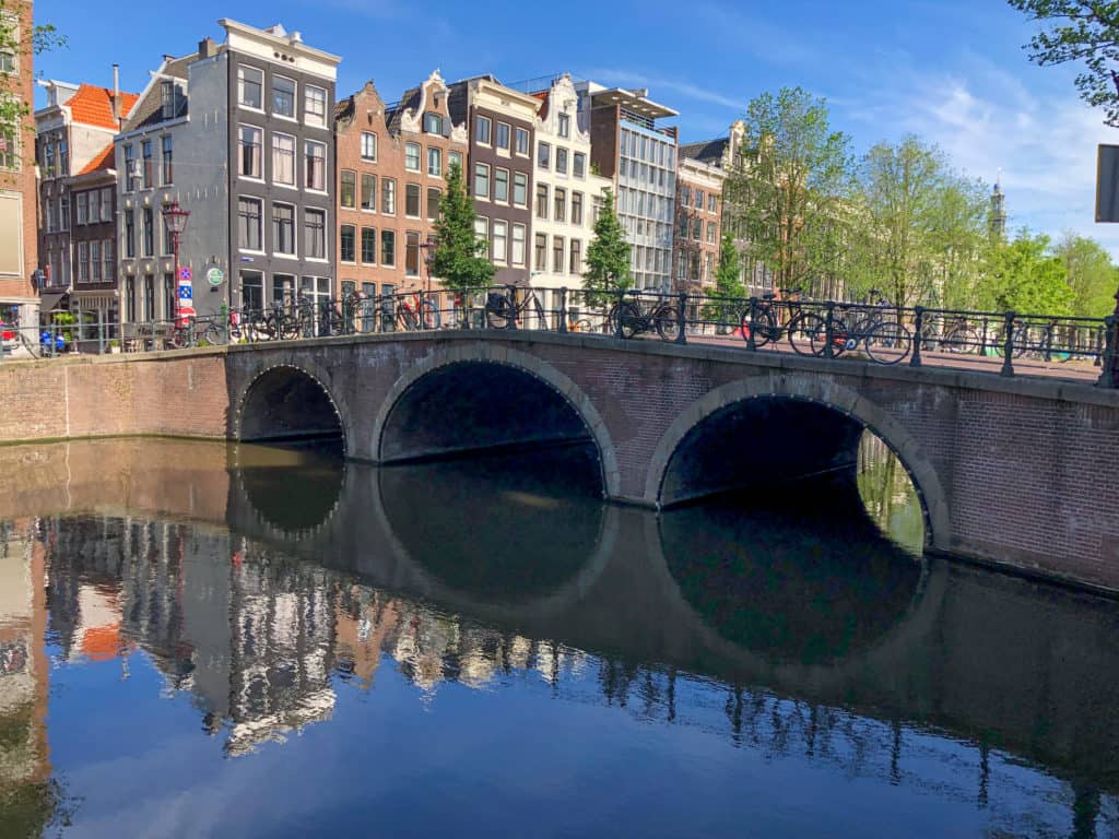 The architecture of Amsterdam and its iconic canals