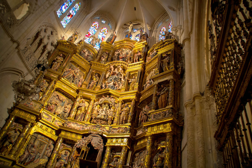 Altar in the Cathedral of Burgos