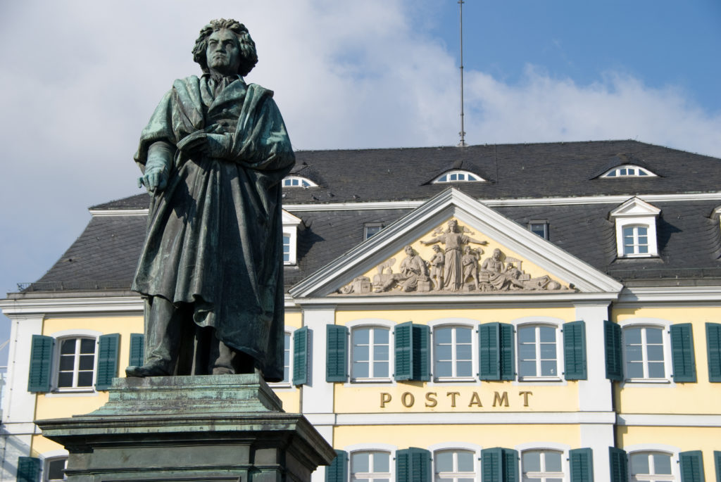 Statue of Beethoven in Bonn, Germany