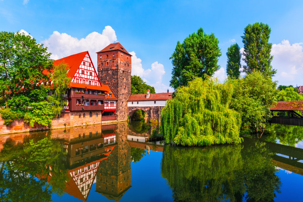 View of Nuremberg in Germancy