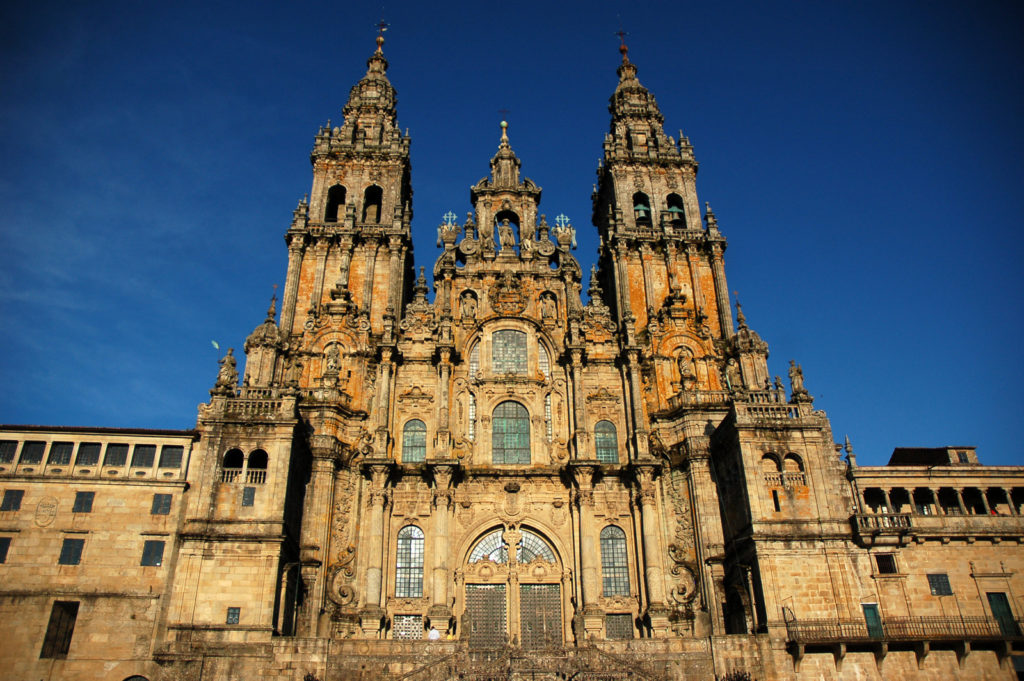 The Cathedral at Santiago de Compostela
