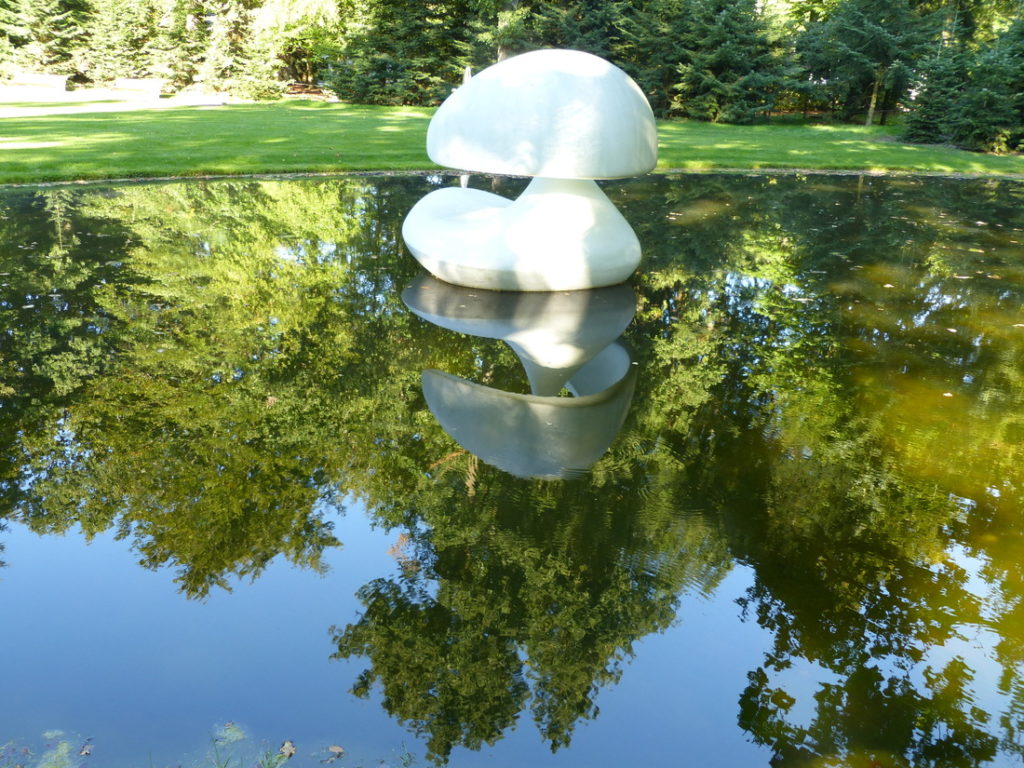 Floating sculpture in the grounds of the  Kröller-Müller Museum in the Netherlands