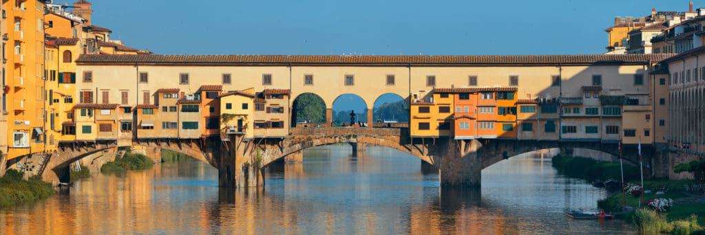 The famous Ponte Vecchio in Florence, Italy