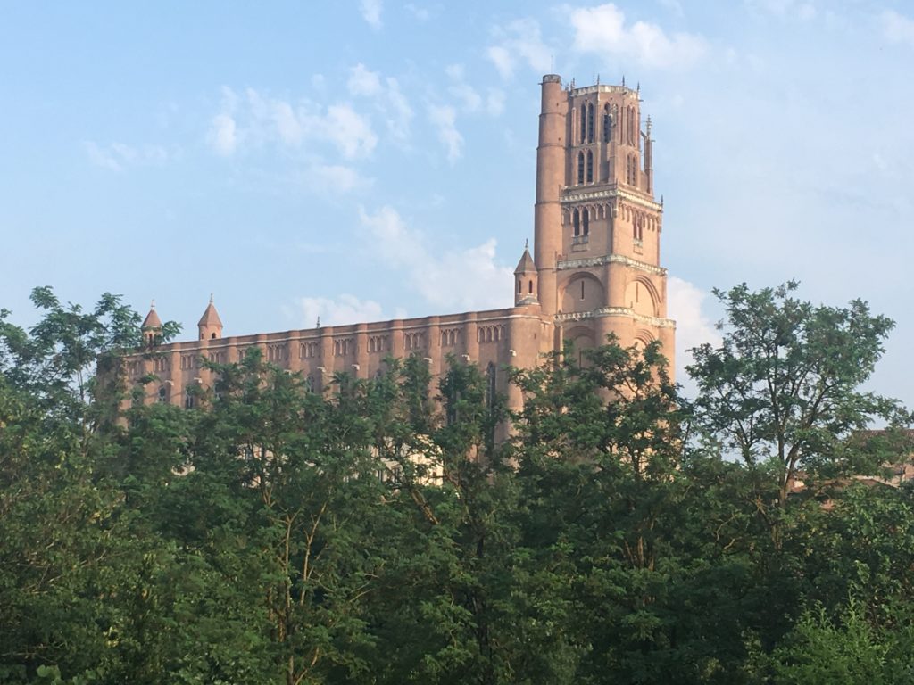 View of Albi Cathedral for La Cabane Albigeoise 