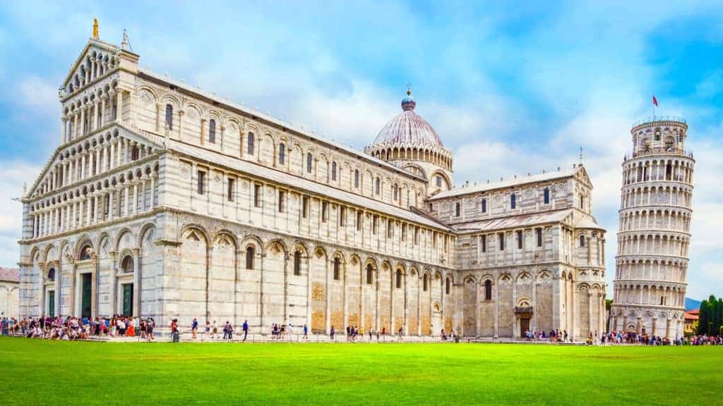 The Leaning Tower of Pisa and the Duomo, Pisa, IOtaly