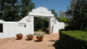 Entrance to the Monte da Fornalha, a charming hotel in Europe