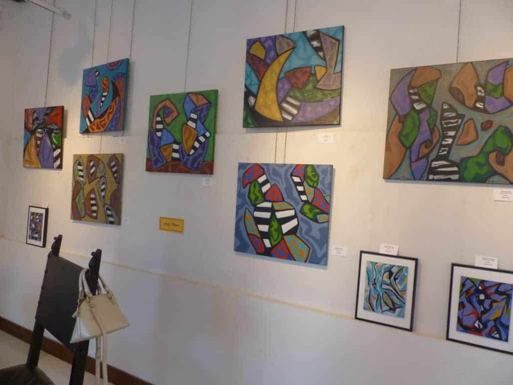  Paintings featured in the exhibition by Gregg Simpson in Venice