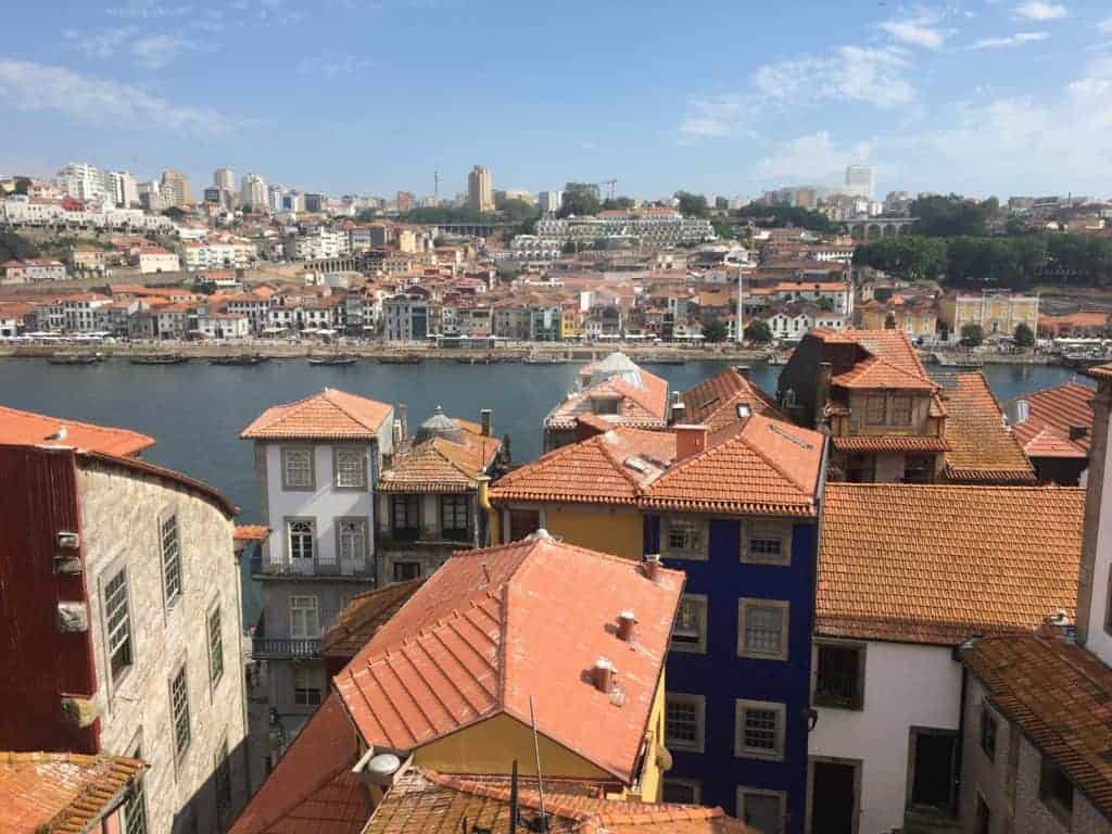 View from our apartment in Porto, Portugal over the Douro River