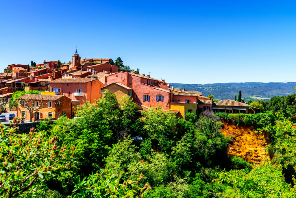 Village of Roussillon, near Les Sables d'Ocre