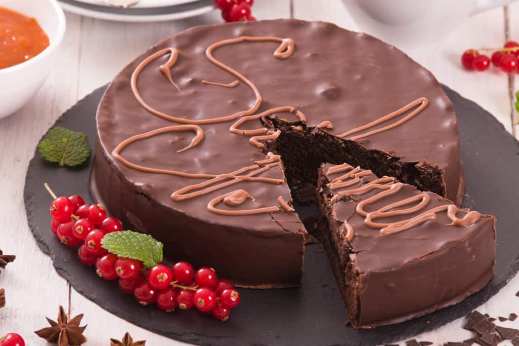 Sachertorte in Vienna, Austria