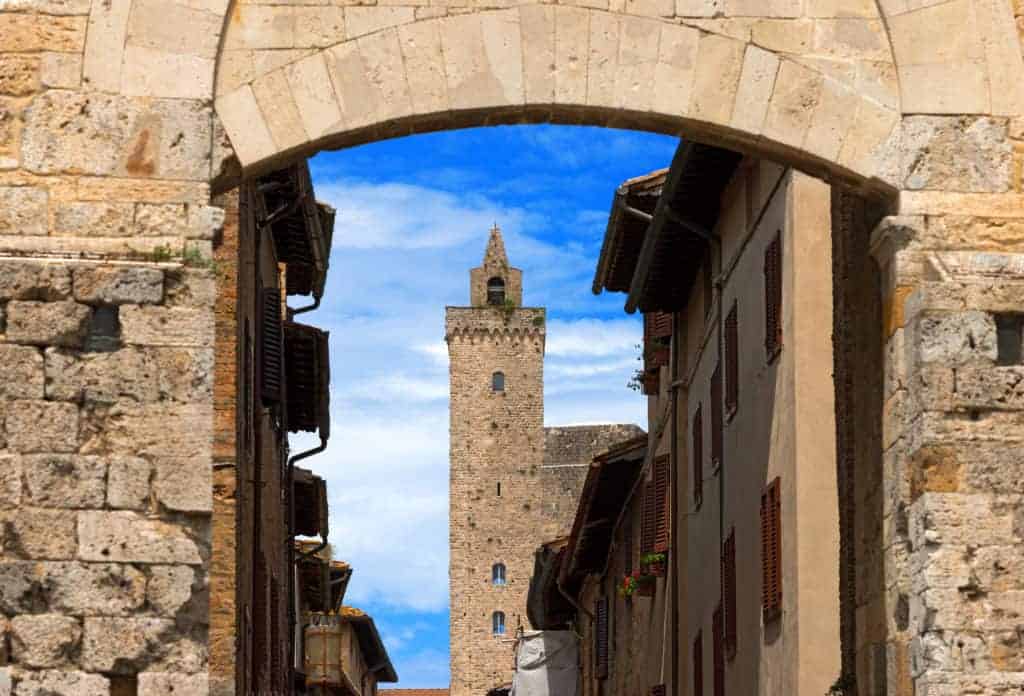Torre Grossa in San Gimignano, Tuscany, Italy