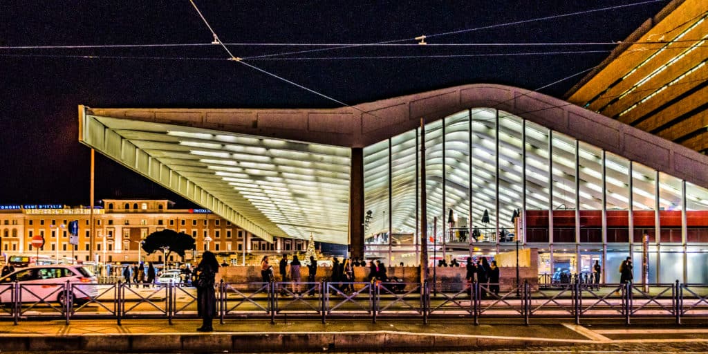 Termini Train Station in Rome; taking the train is a great option when visiting Italy