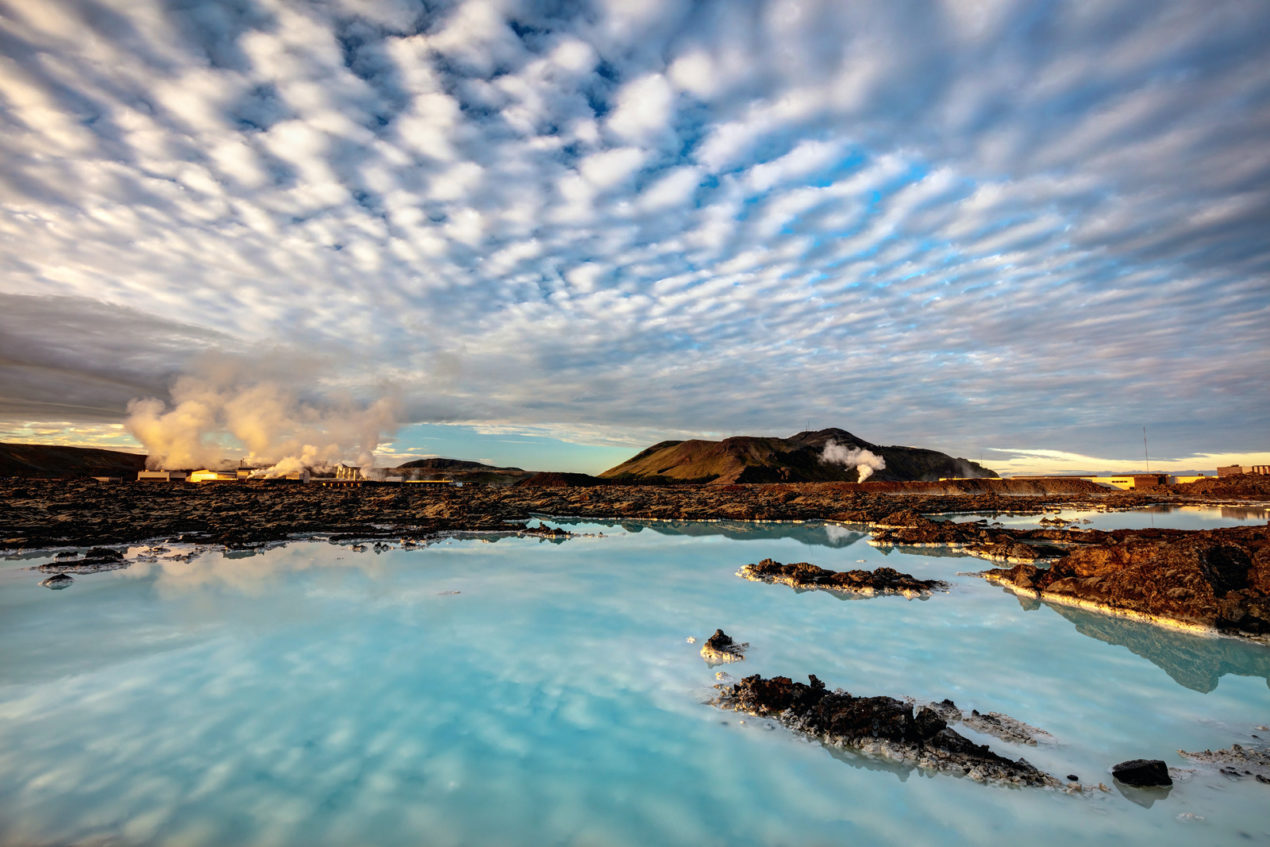 Blue lagoon in Iceland