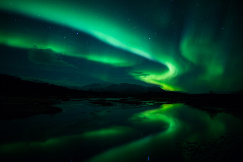 Northern lights in Iceland