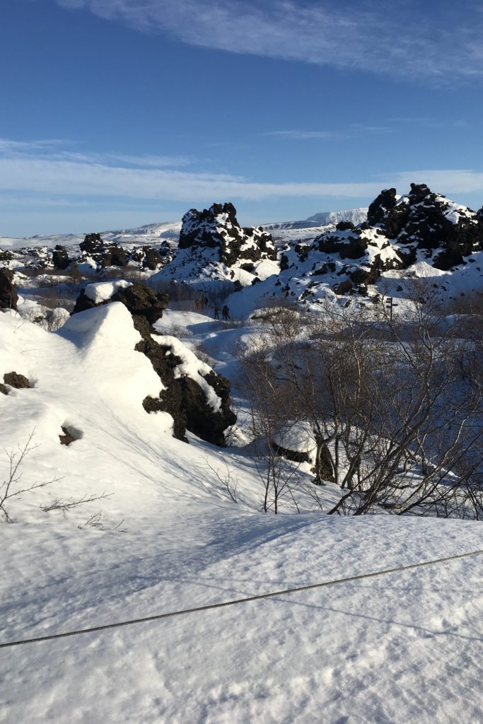 Dimmuborgir in  northern Iceland