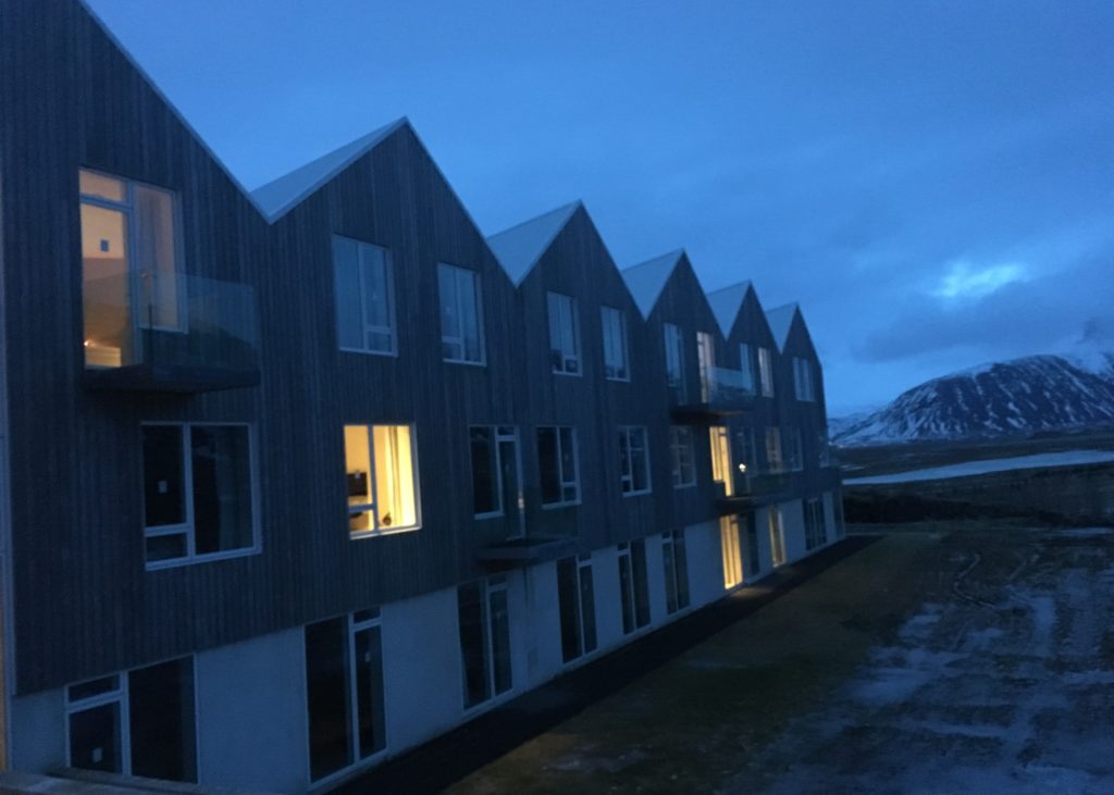 Exterior of Fosshotel Vatnajökull in south Iceland