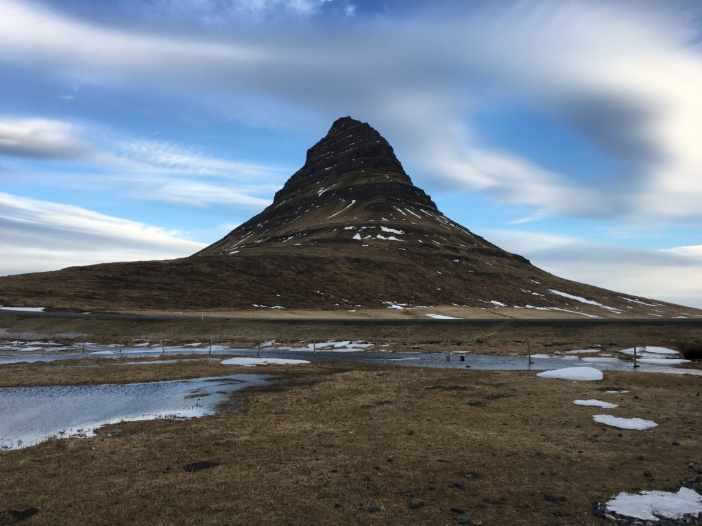 Kirkufell Mountain on the Snæfellsnes Peninsula in western Icleand