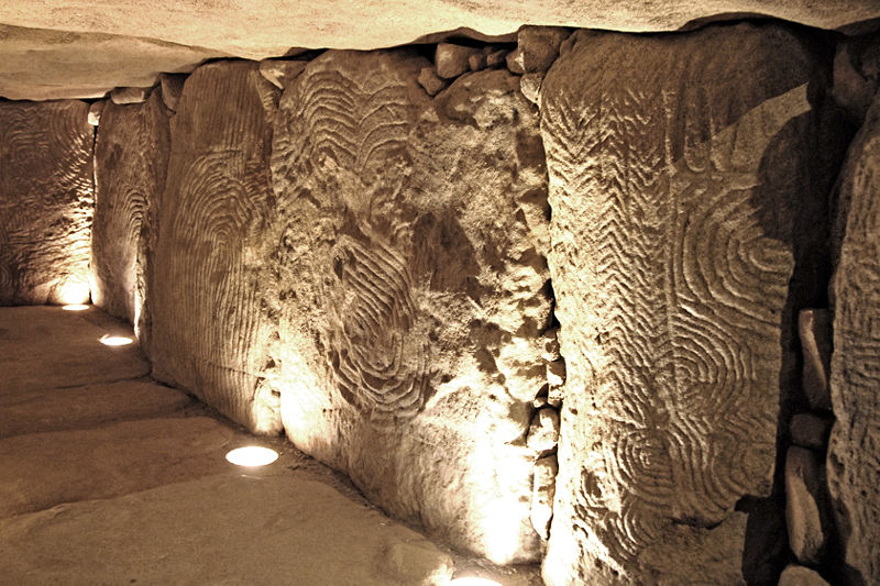 Replica of part of Gavrinis Passage in the Bougon Museum Source: Wikipedia