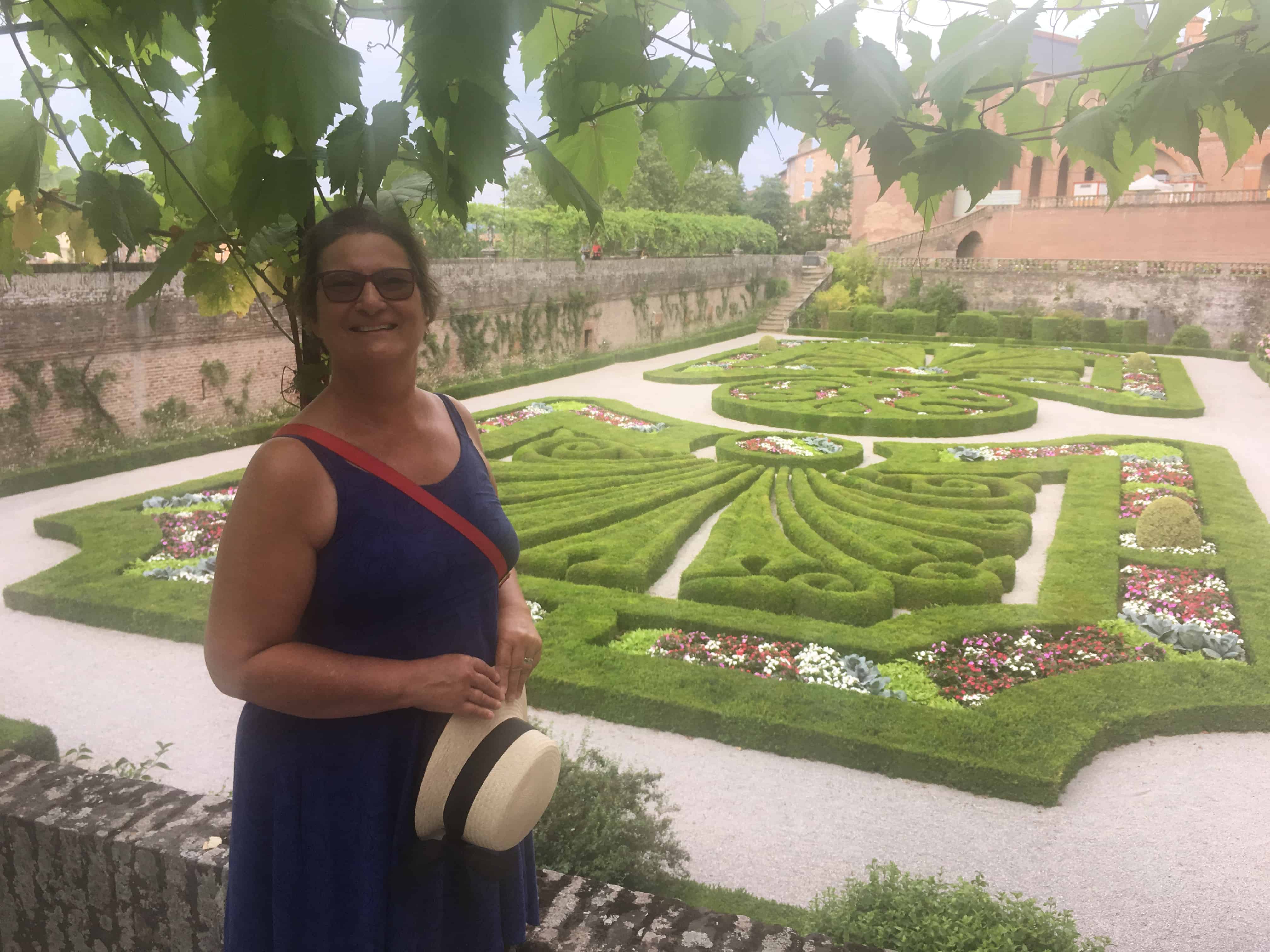 Overlooking the gardens at the Palais de la Berbie that houses the Musée Toulouse-Lautrec in Albi, France