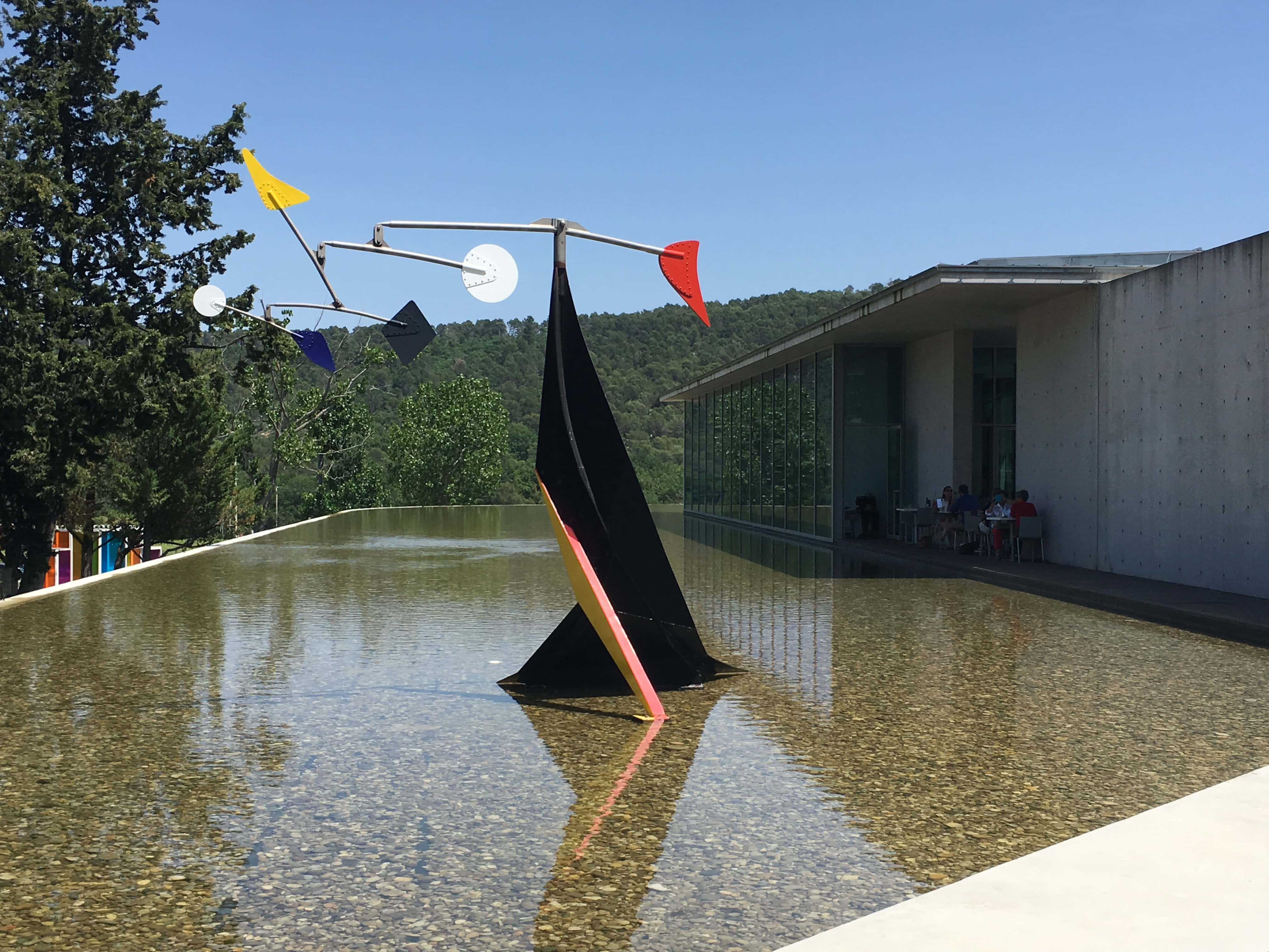 Sculpture by Calder at the entrance to the Chateau la Coste, one of my recommended places to visit in France