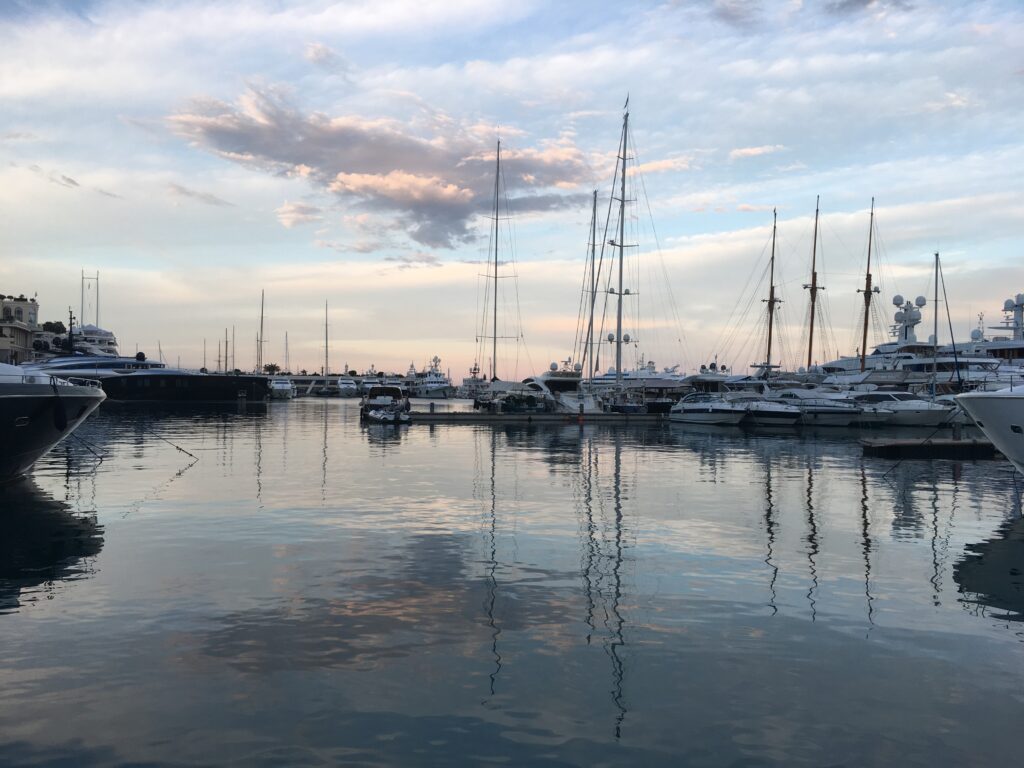 Harbor at Monte Carlo in Monaco