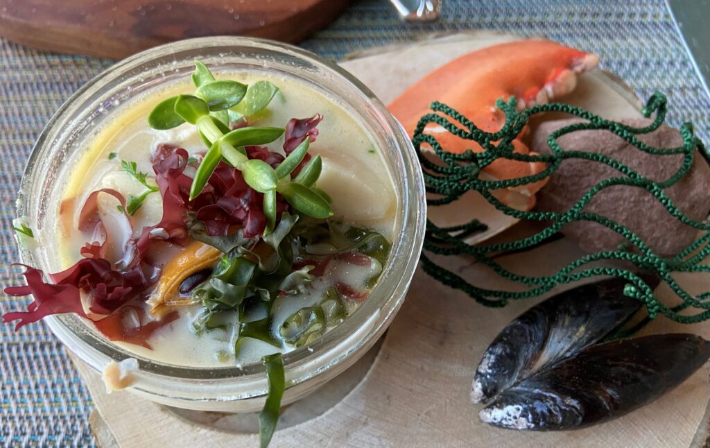 Seafood chowder at the FireWorks Feast