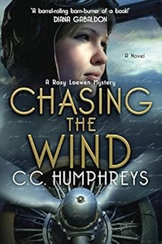 A dramatic book cover featuring a young woman with determination in her eyes, set against a vintage aircraft and a glowing, suspenseful atmosphere.