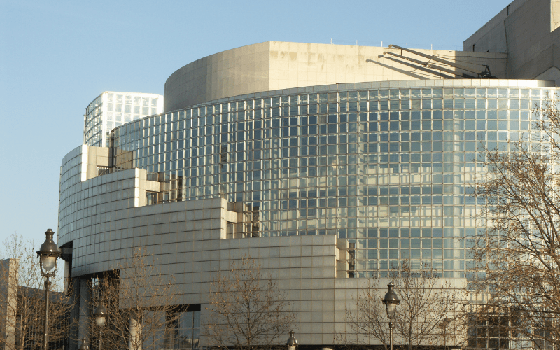 Exterior of the Opera Bastille in Paris, a stunning venue for concerts and performances in Europe