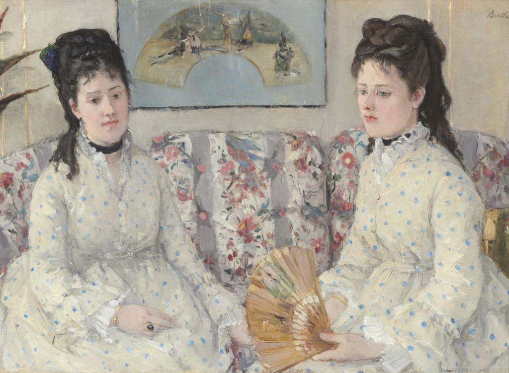 The Sisters by Berthe Morisot; Morisot is one of the artists featured at The Marmottan, one of the best small museums in Paris.