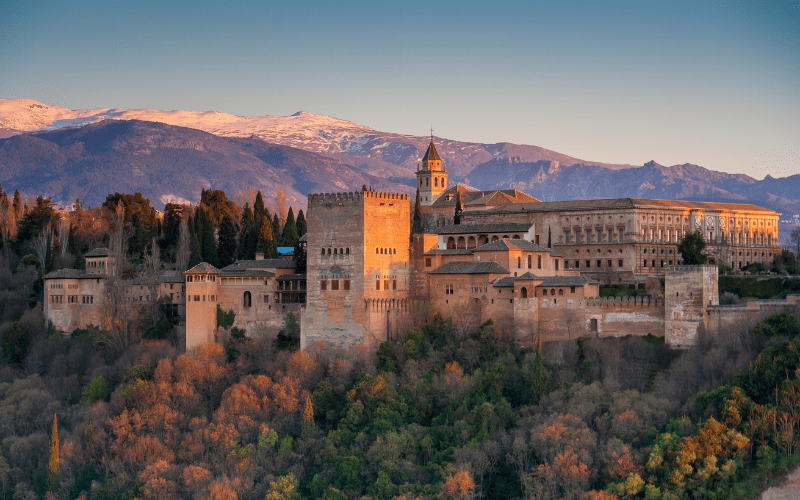 View of the Alhambra in Granada, Spain--a must-see for the artsy traveler