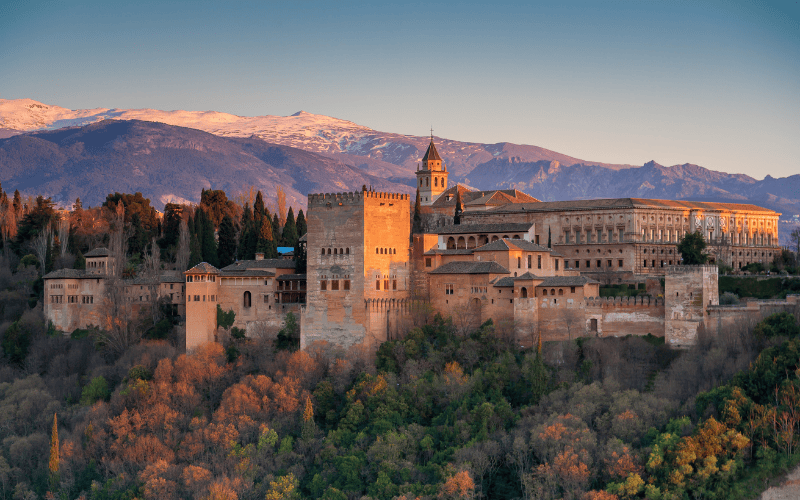 View of the Alhambra in Granada, Spain--a must-see for the artsy traveler