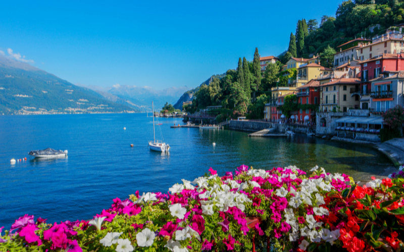 View of Lake Como, a suggested destination on my recommended one-week itinerary in northern Italy