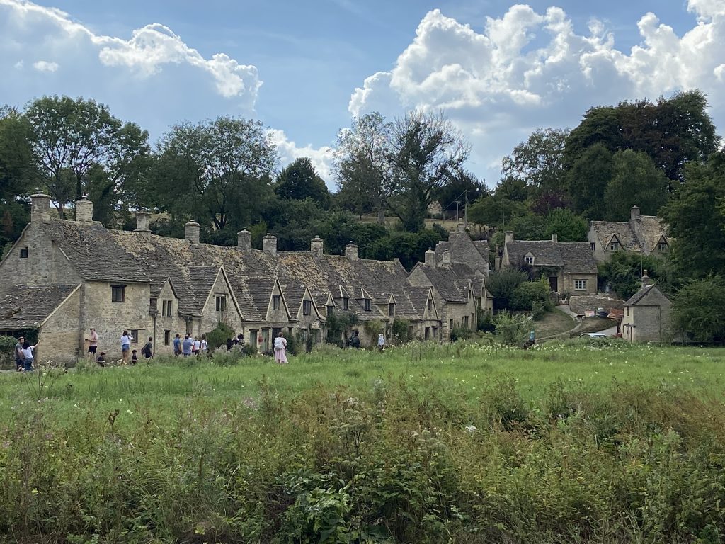 Arlington Row, a charming group of cottages in Bilbury village in the Cotswolds