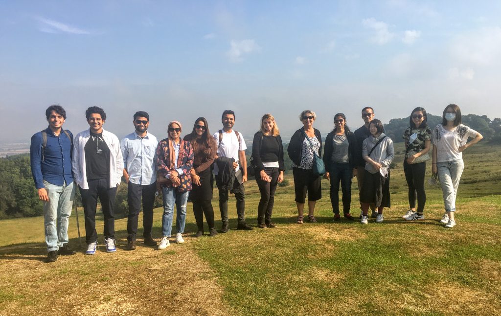 Go Gotwolds group picture on top of Dover Hill