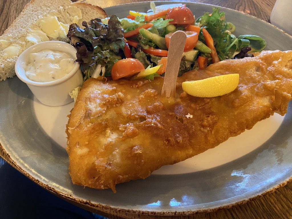 Fish and chips in Stratford-upon-Avon