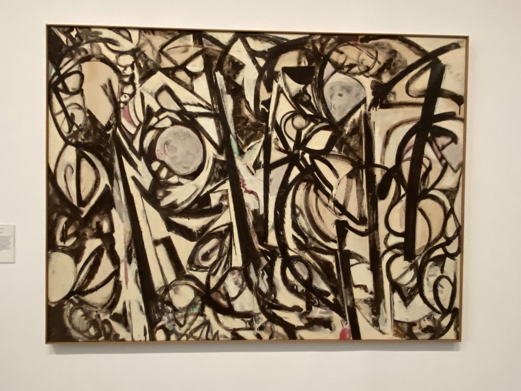 Gothic Landscape by Lee Krasner, a painting displayed at the Tate Modern in London