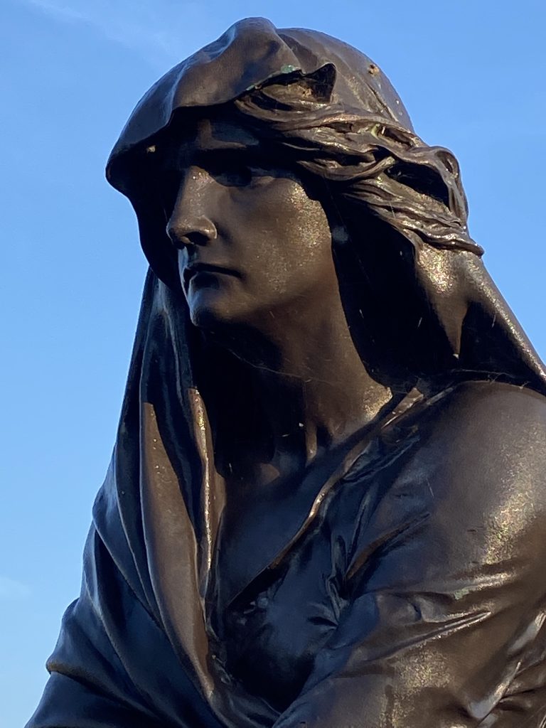 Statue of the ill-fated Lady Macbeth in Stratford-upon-Avon