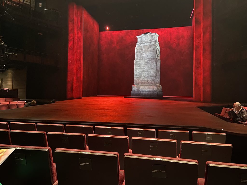 Set of Richard III at the RSC theatre in Stratford-upon-Avon