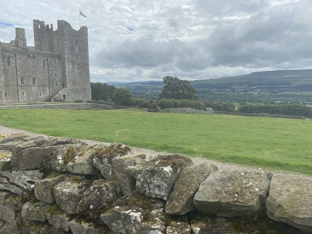 View of Bolton Castle in Yorkshire