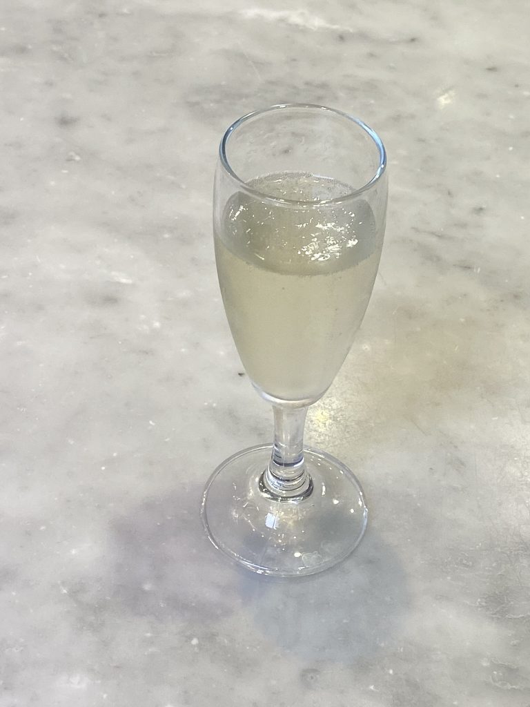 glass of prosecco