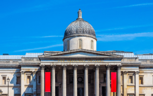 Exterior of the National Gallery in London