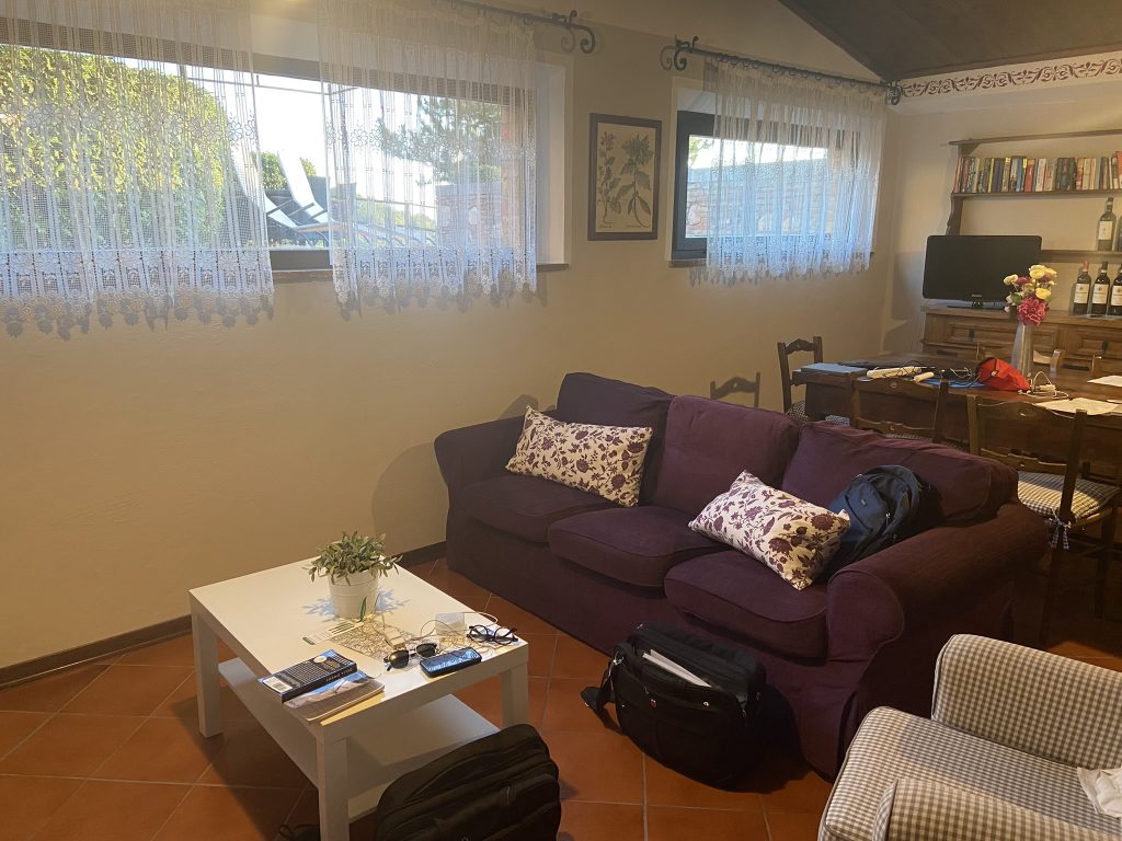 Living room at Sant'Antonio Country Resort near Montepulciano