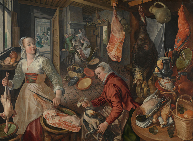 Joachim Beuckelaer The Four Elements: Fire 1570 Oil on canvas  at the National Gallery in London