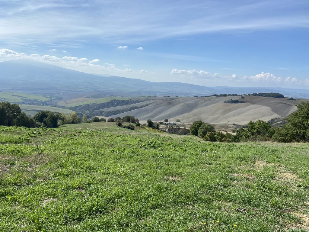 Vista of Tuscany countryside